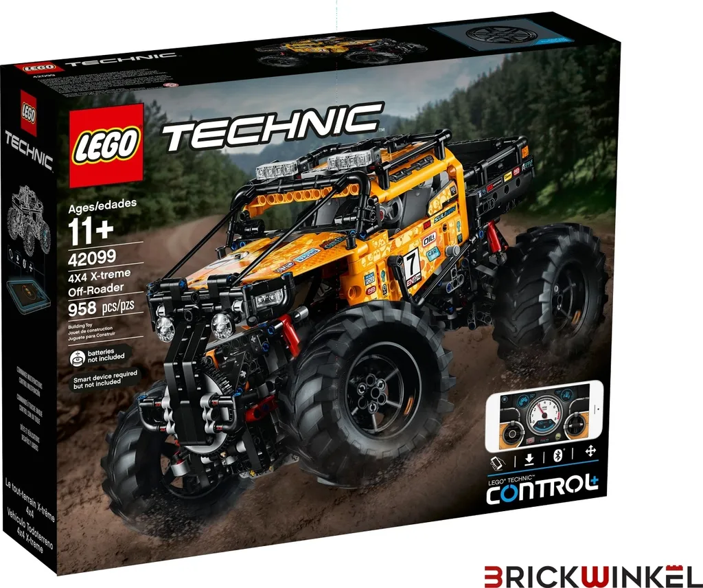 LEGO Technic 42099 Véhicule Tout-Terrain 4x4 X-treme Motorisé App Control