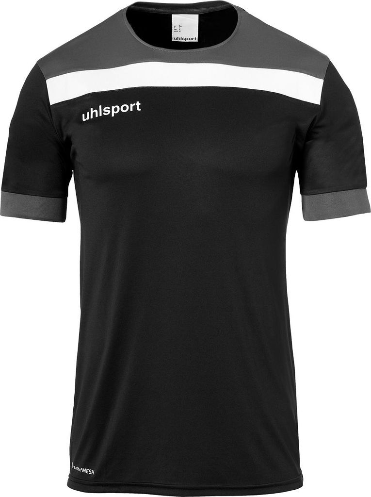 uhlsport Trainings-T-Shirt OFFENSE 23 Children 1003804_02 schwarz/anthra/weiß 116