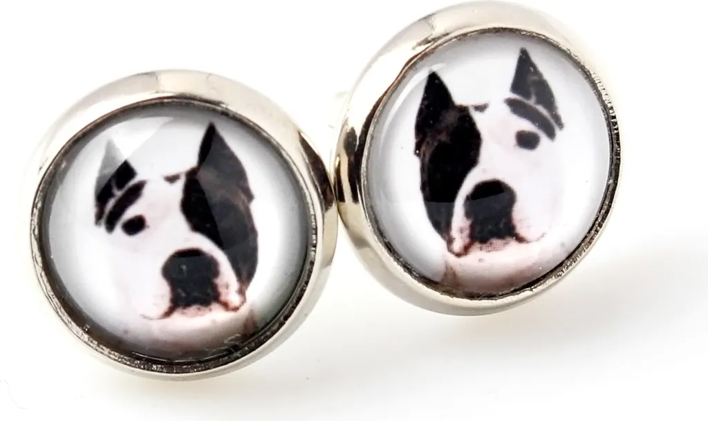 Offerta Orecchini Amstaff Art-Dog | Gioielli Cane Handmade Foto