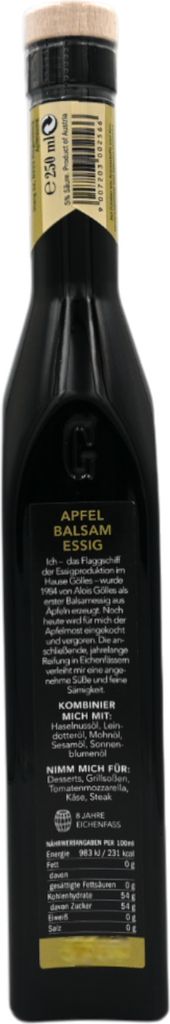 Alois Gölles, aceto di mele balsamico (1 bottiglia da 0,25 Immagine del prodotto 