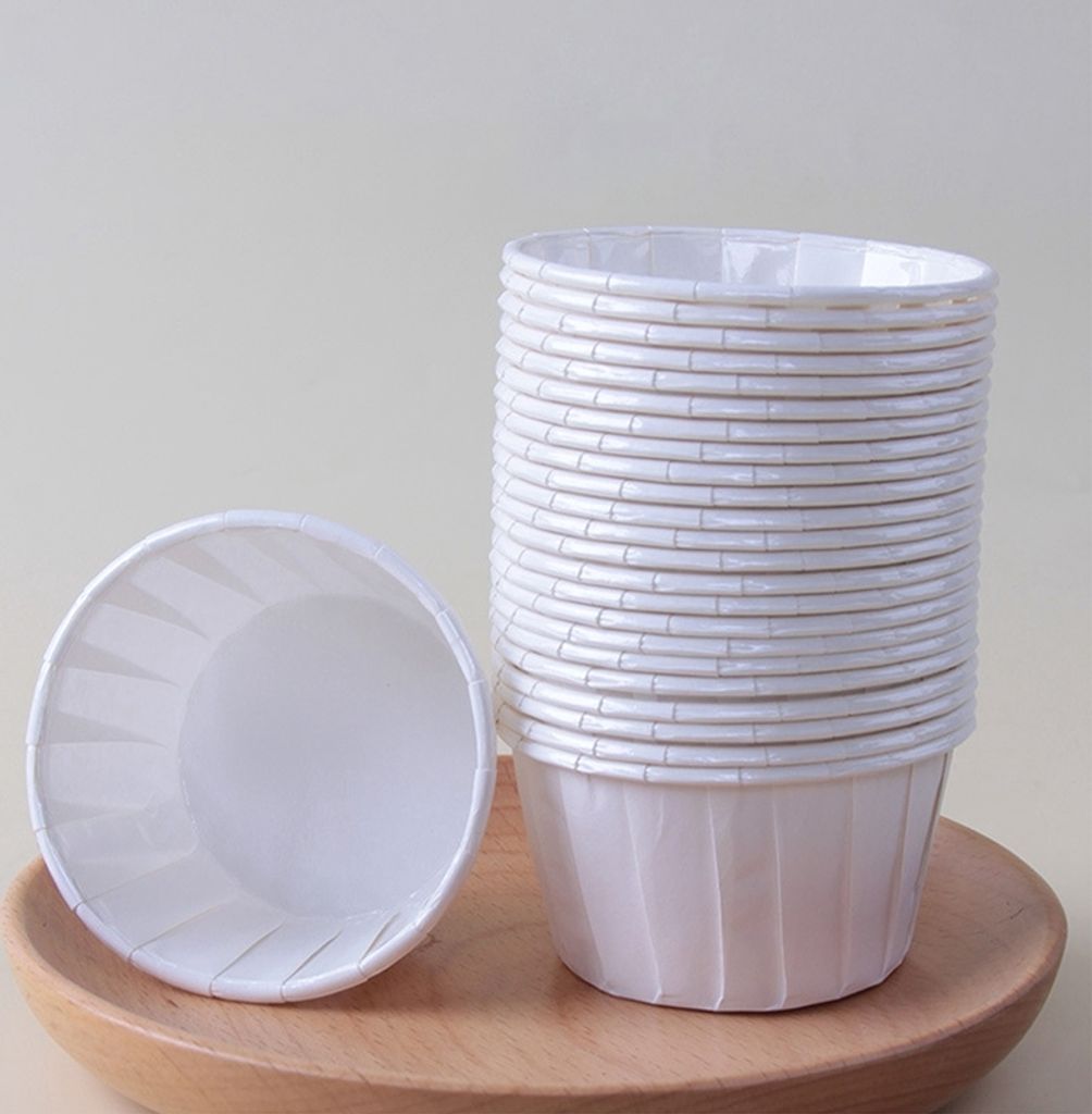 150 Stück Muffinförmchen Papier - Cupcake Backförmchen In Rosa, Blau, Gelb Mit Punkten