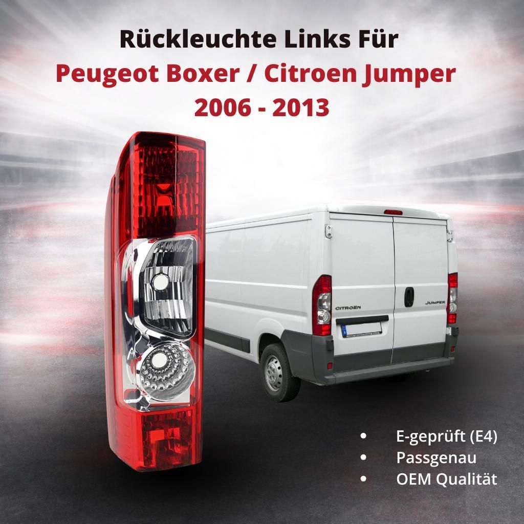 Rückleuchte Heckleuchte Rücklicht Links Für Peugeot Boxer / Citroen Jumper 2006 - 2013 | 6350Z2/6350CL