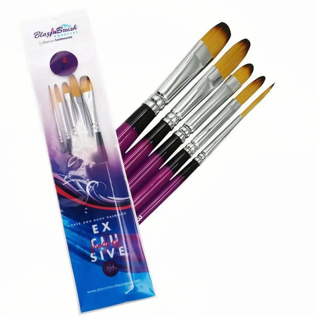 Marcela Bustamante Blazin Pinsel-Set mit Filbert-Pinseln