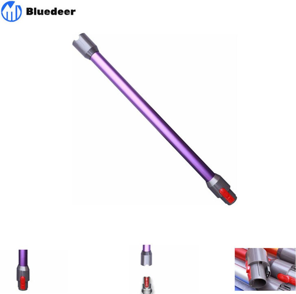 Verstellbares Verlängerungsrohr für Dyson V7 V8 V10 V11 V15 Akku-Staubsauger (1 Verlängerungsrohr lila)