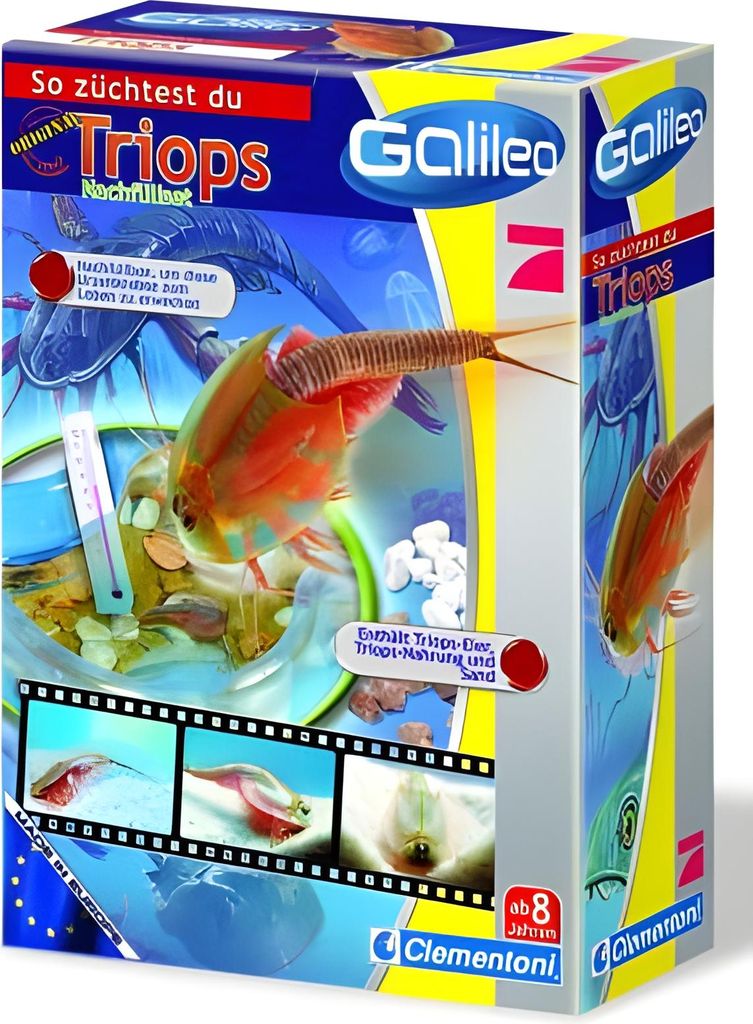 Set di ricarica Clementoni Galileo Triops Immagine del prodotto 
