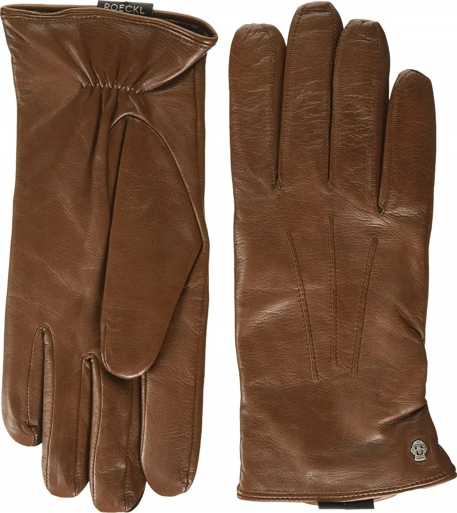 Guanti in Pelle Uomo Roeckl Riga: Comfort in Lana e Design Premium