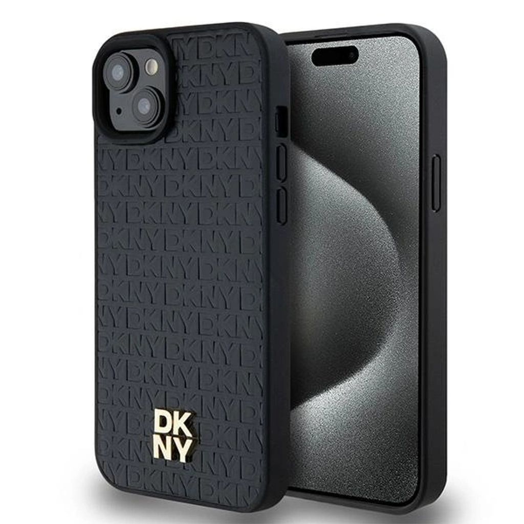 Dkny Kožené pouzdro Magsafe s kovovým logem pro Iphone 15 / Obrázek produktu 