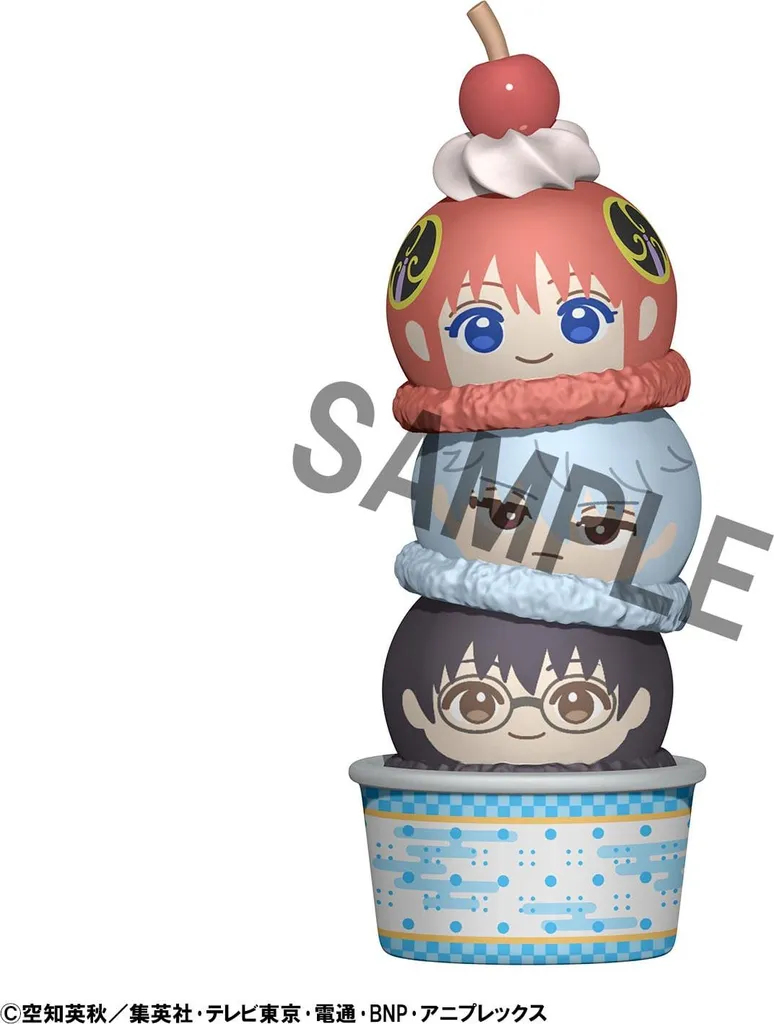 Gintama Tsumichen Stack up & Change : Lot de 6 Figurines de 8 cm
