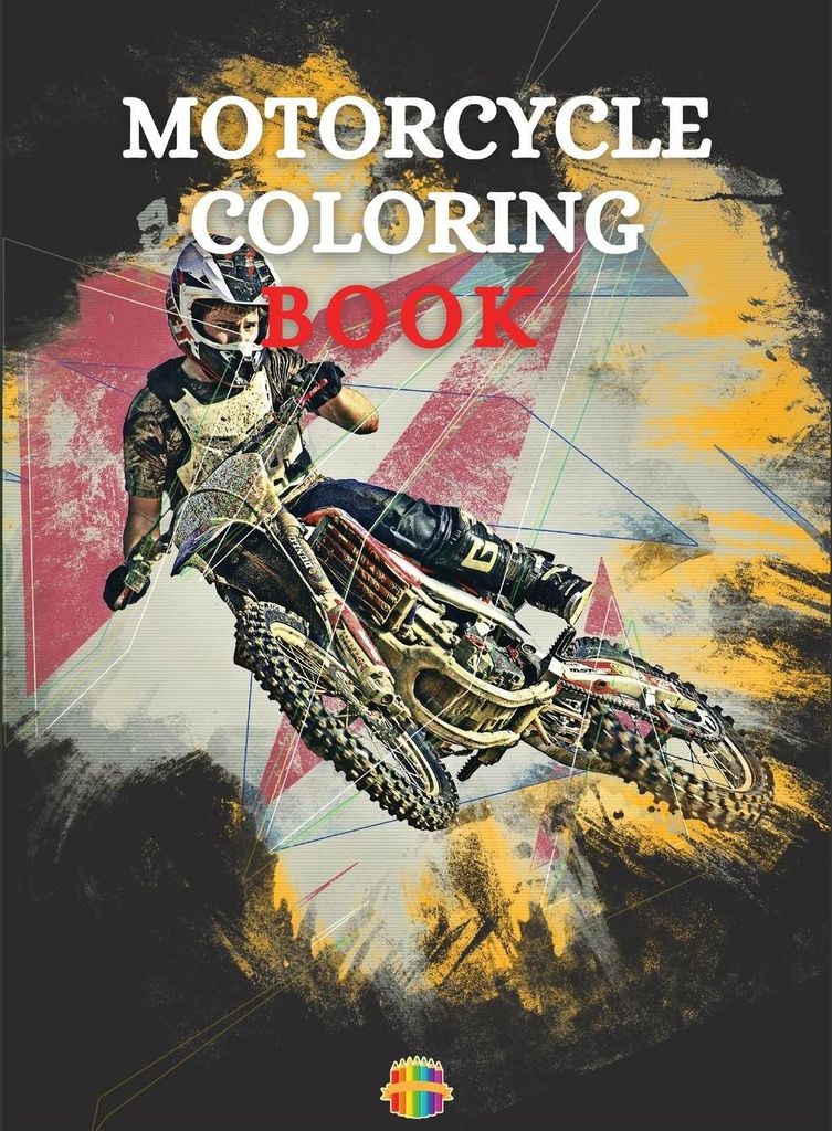 Motorcycle Coloring Book