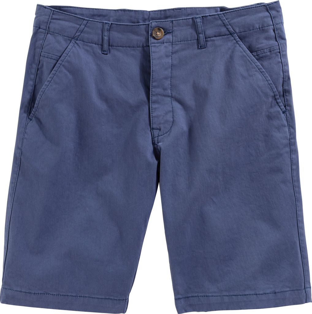 JOHN DEVIN Chinoshorts blau Größe 36