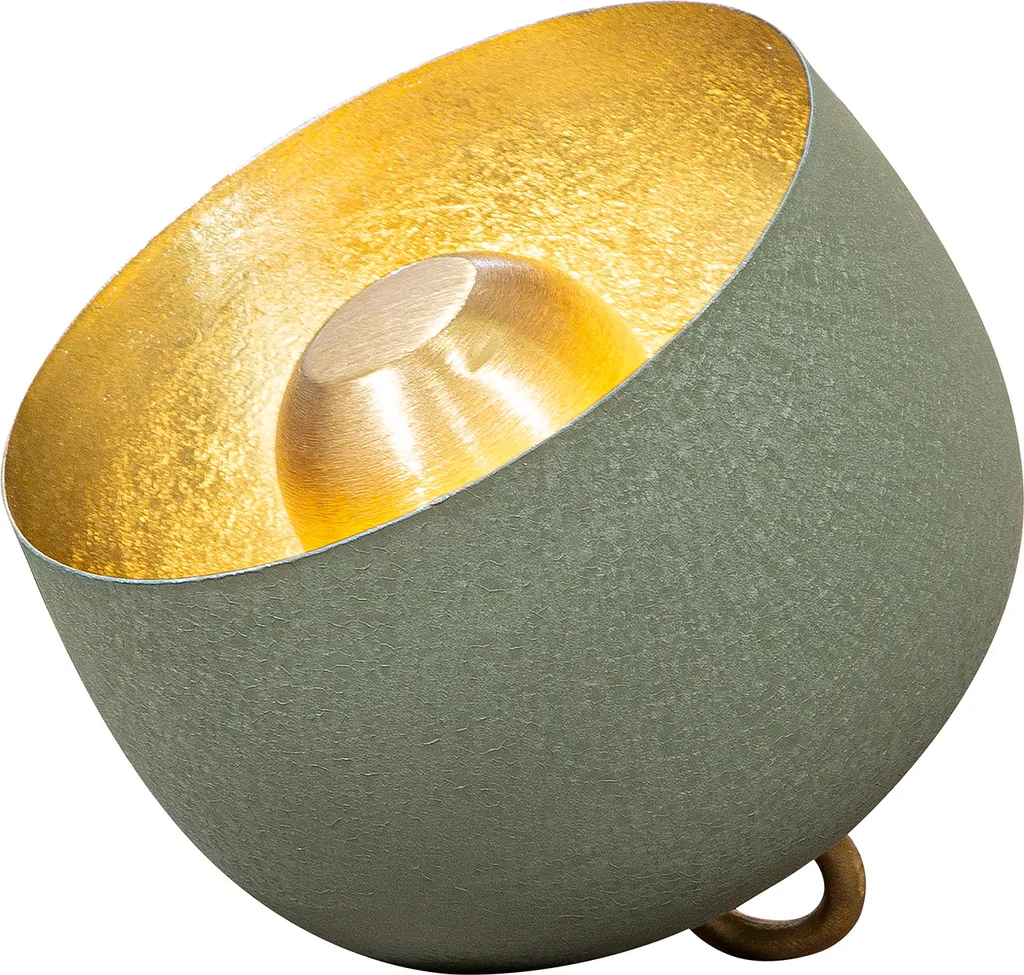 Éclairage d'appoint vert Verda Gilde métal 25cm décor de salon 59190