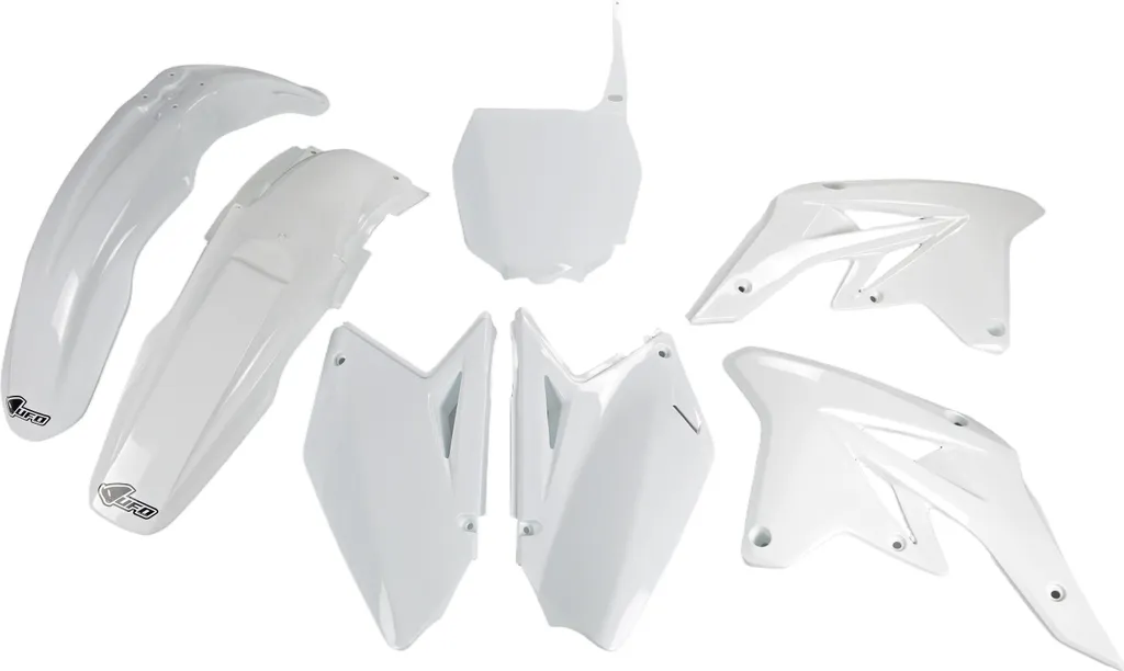 Ensemble carénage plastique Suzuki RMZ 250 2007 à 2009 UFO Plast Blanc