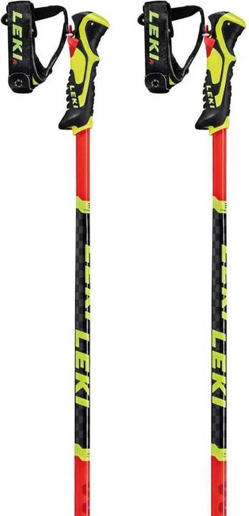 Leki WCR Lite SL 3D Bright Red/Black/Neonyellow 95 cm Ski-Stöcke
