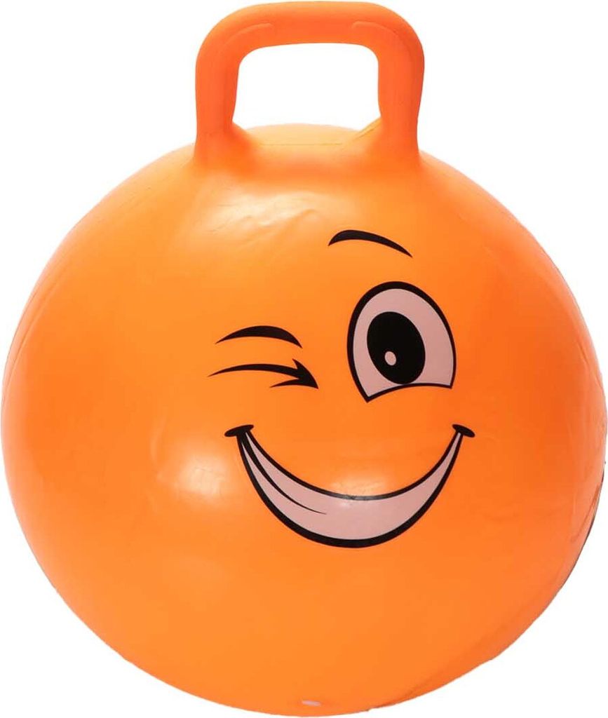 Kinder Hüpfball (Ø) ca. 55 cm mit lustigem Comic-Gesicht, Produktbild 
