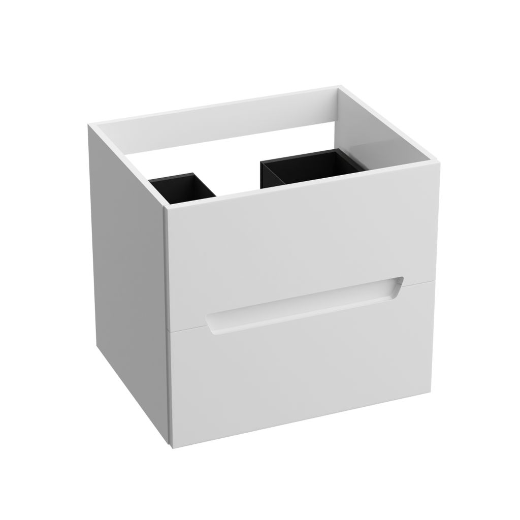 LAVITA Badezimmerschrank Kansas 600 Weißer Glanz| Hängeschrank | Badschrank | Waschtischschrank | Schrank 60cm Breit | Mehrzweckschrank | Hänges...