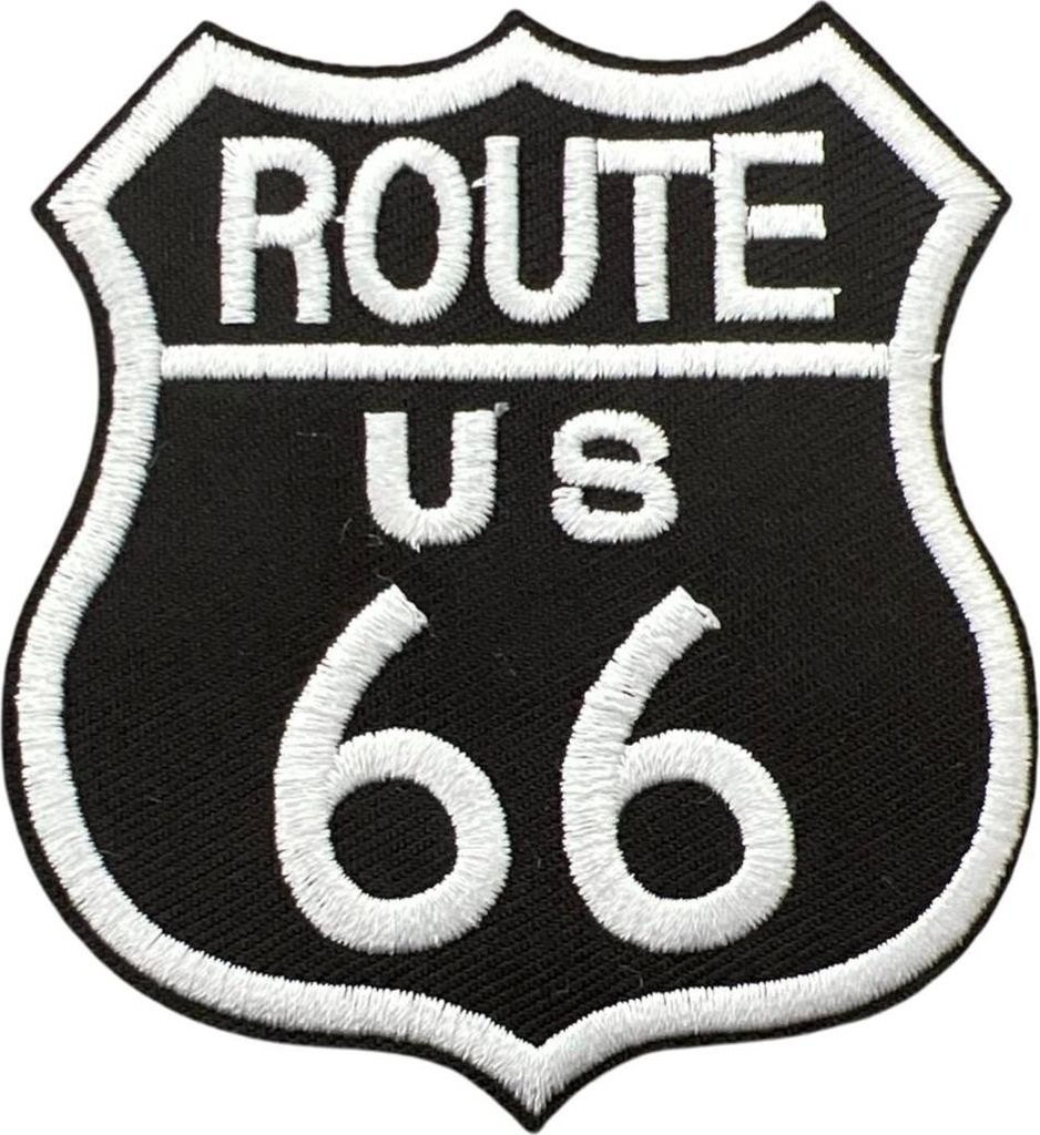 Route US 66 Emblem zum Aufbügeln