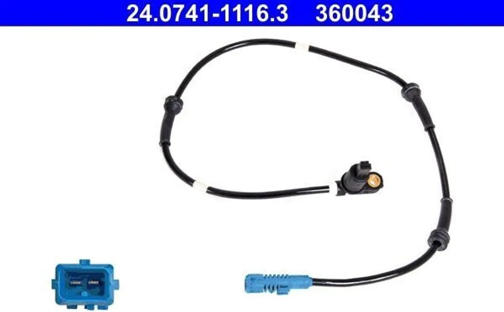 Sensore ABS ATE 24.0741-1116.3 - Sicurezza per la tua Peugeot 206