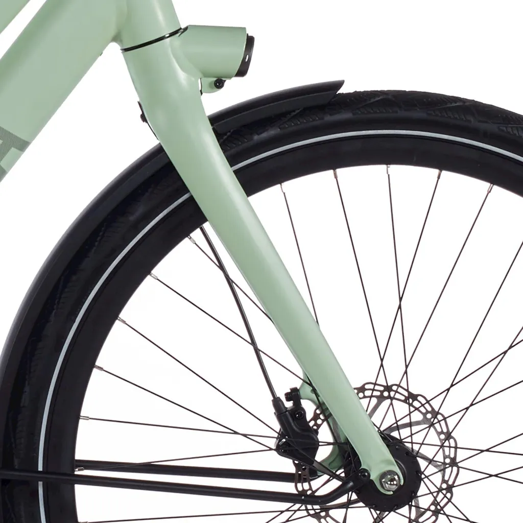 Fourche Cortina E-Lett Vert Pastel Mat - Pièce Originale pour Vélo