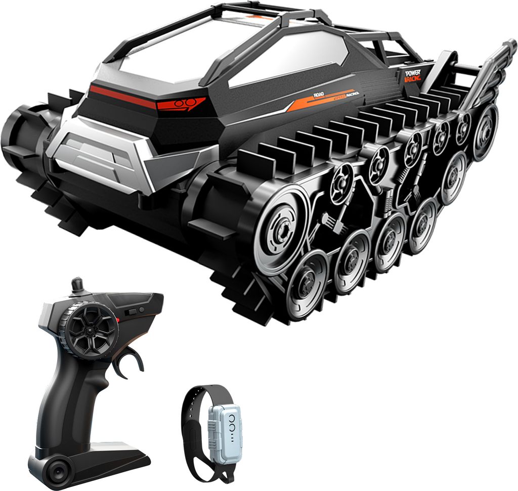 Ferngesteuertes Stunt-Auto, 2,4 GHz Amphibien-Panzerfahrzeug, Gelaendegaengiges Land-/Wasserspielzeug, Geschenke fuer Kinder, Jungen und Maedchen, ...