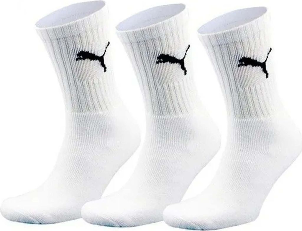 Puma Sport Socken 3-er Pack white 43-46 Produktbild 