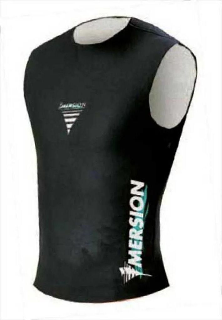 Imersion Aquaskin Neo Ärmelloses Rash Guard Schwarz XS Herren Schwarz XS