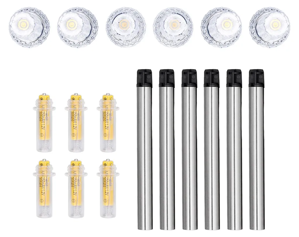 Éclairage solaire pour fêtes et décoration de jardin extérieur pack 6