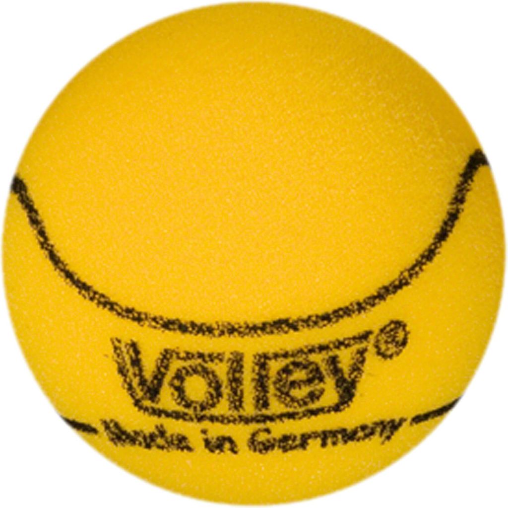VOLLEY Schaumstoffball unbeschichtet, Ø 9 cm, gelb