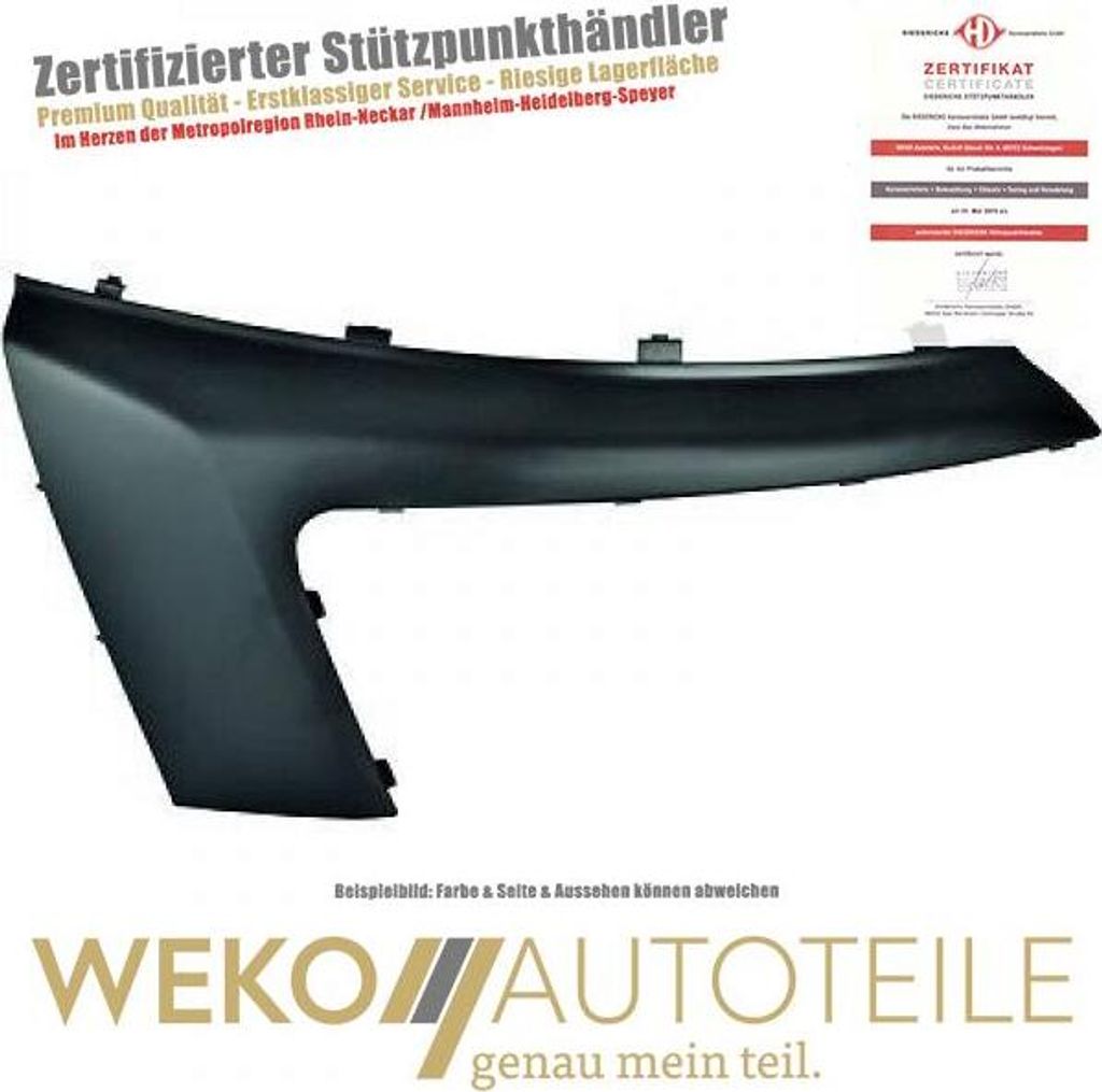 Zier Schutzleiste Stoßstange vorne rechts DIEDERICHS 3497052 für CITROËN