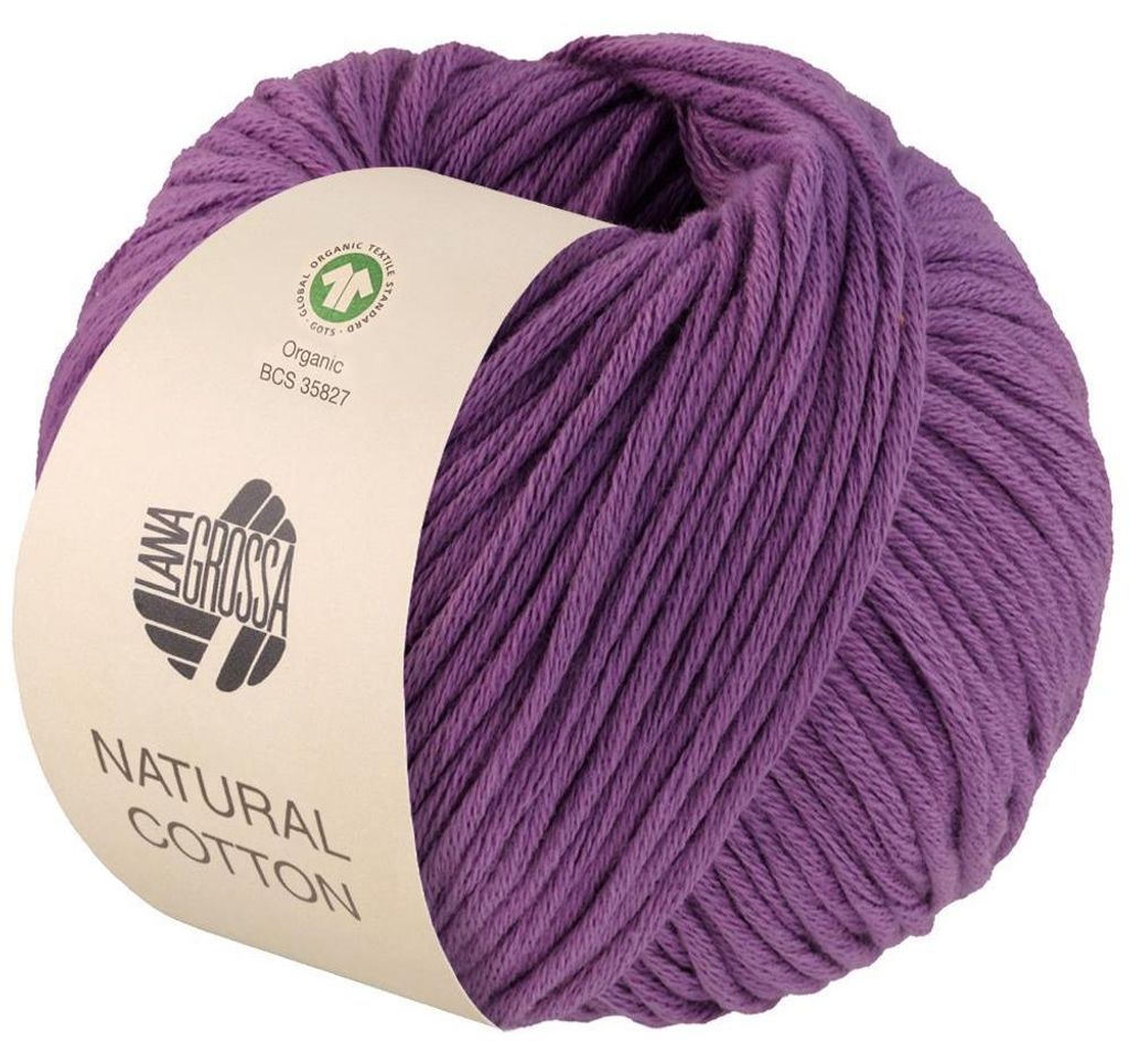 Lana Grossa - Natural Baumwolle GOTS 0008 lila Produktbild 