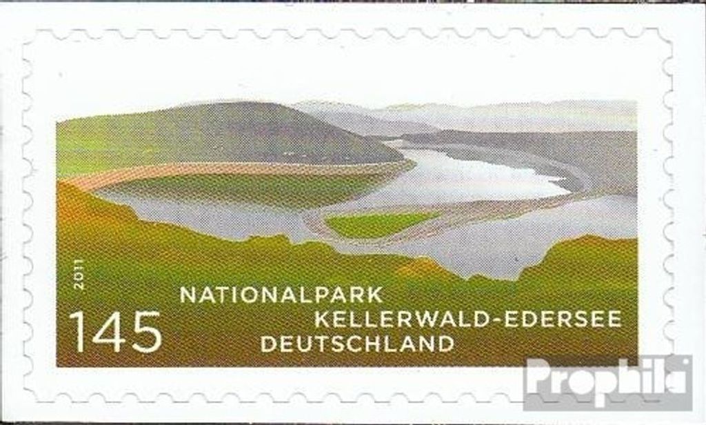 Briefmarken BRD (BR.Deutschland) 2011 Mi 2863 (kompl.Ausg.) selbstklebende Ausgabe postfrisch Nationalpark Kellerwald-Edersee