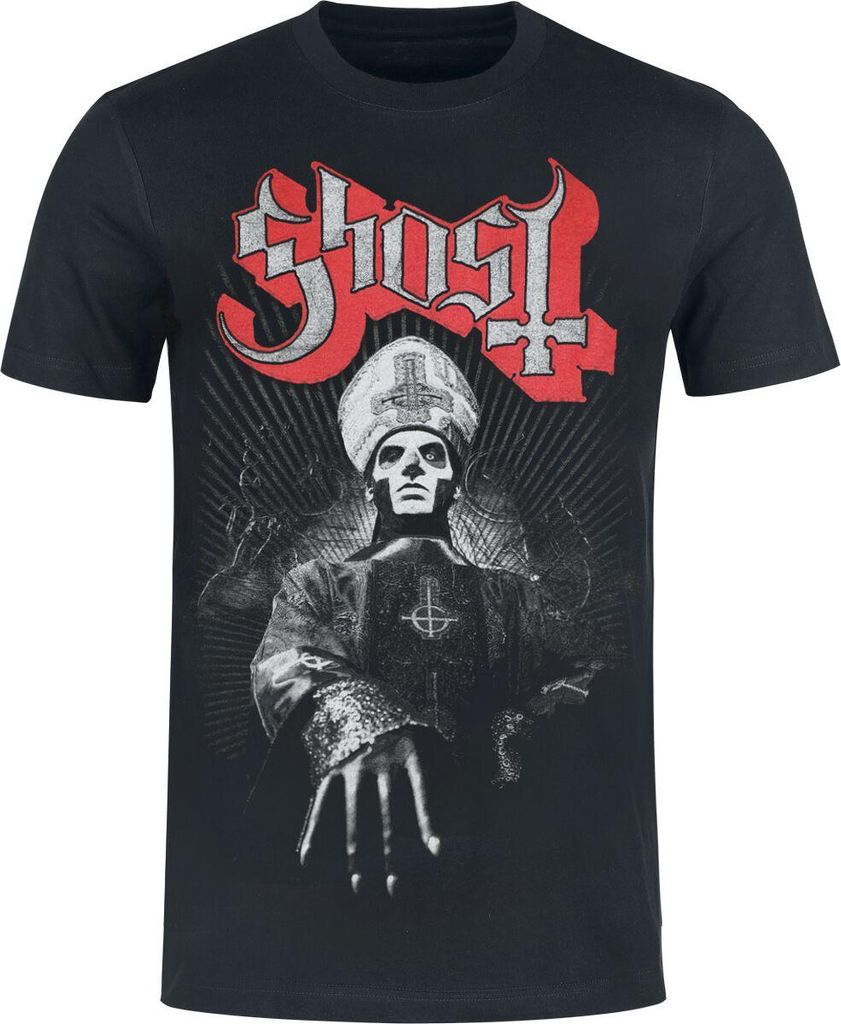 Ghost T-Shirt Herren Ring Photo - Heavyweight schwarz 5XL