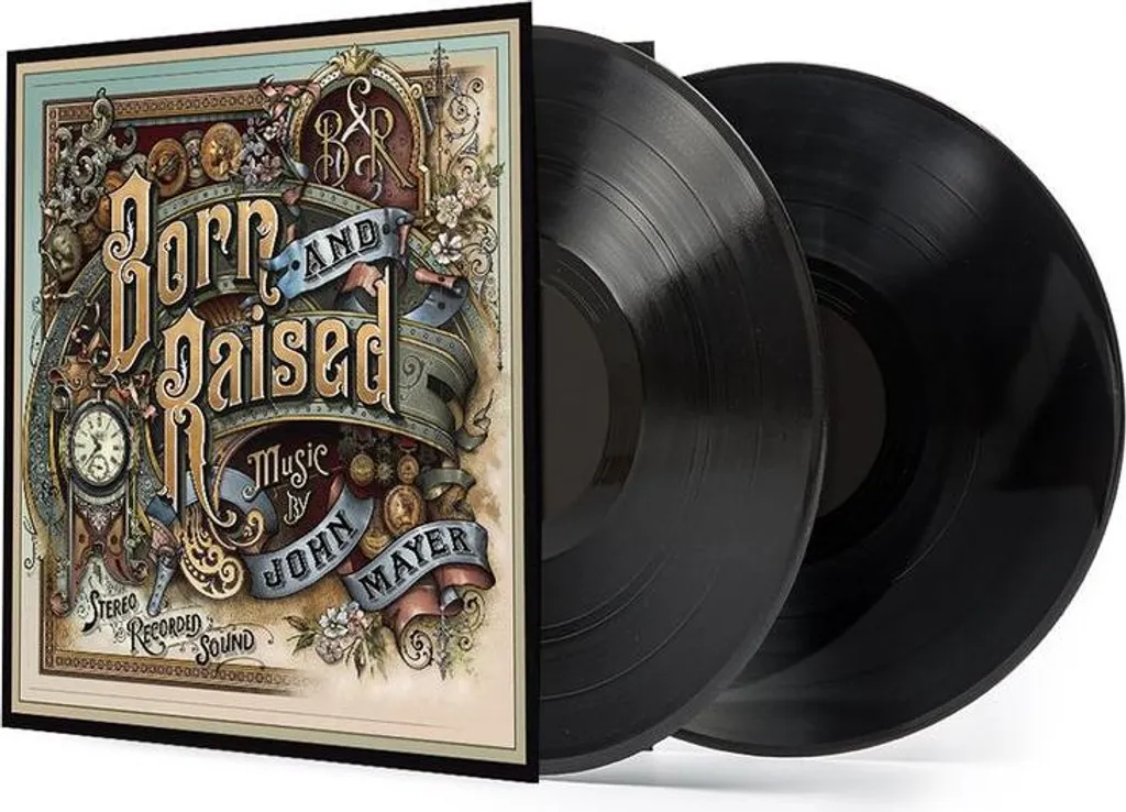 John Mayer Born and Raised 2 LP + CD Pochette Gatefold Haute Qualité
