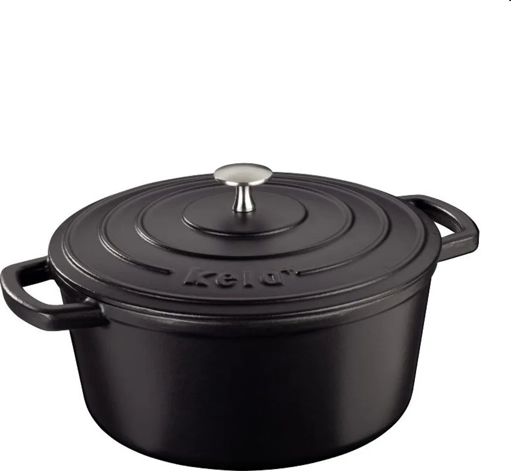 Pentola Calido Kela 5L in Ghisa - Resistente, Versatile, Eterna