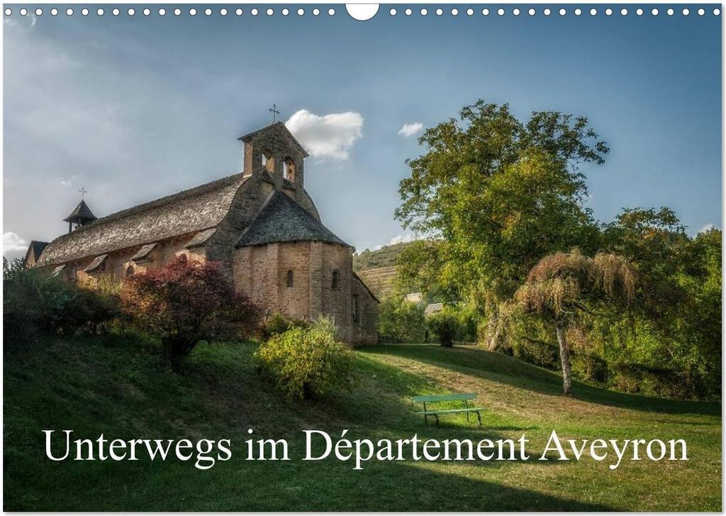 Unterwegs im Département Aveyron (Wandkalender 2026 DIN A3 quer), CALVENDO Monatskalender