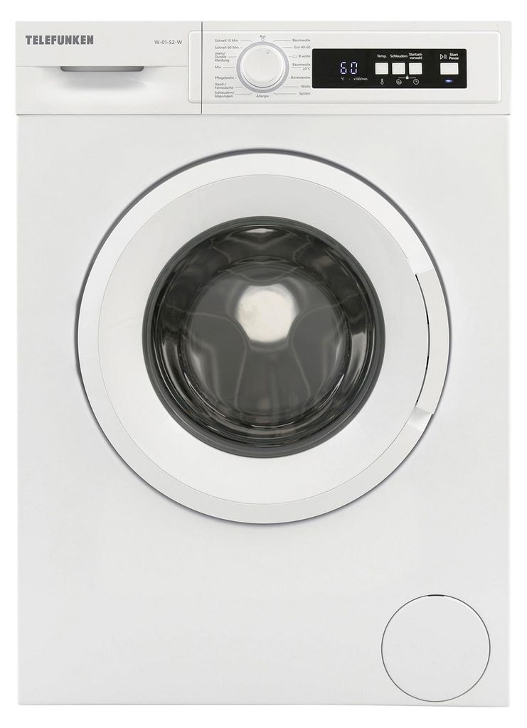 Telefunken W-01-52 Waschmaschine 5 kg | Frontlader | 1000 Produktbild 