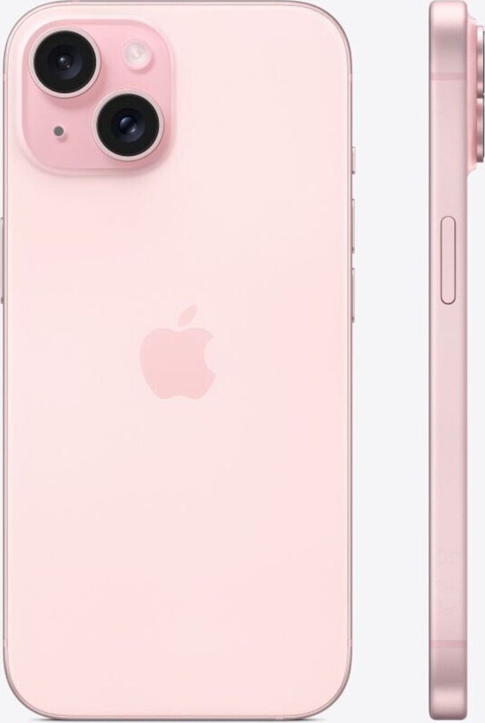 Apple iPhone 15 128GB Pink - Smartphone - 128 GB Produktbild 4