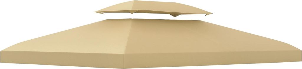 Outsunny Toile de rechange pour pavillon tonnelle tente 3 x Image du produit 