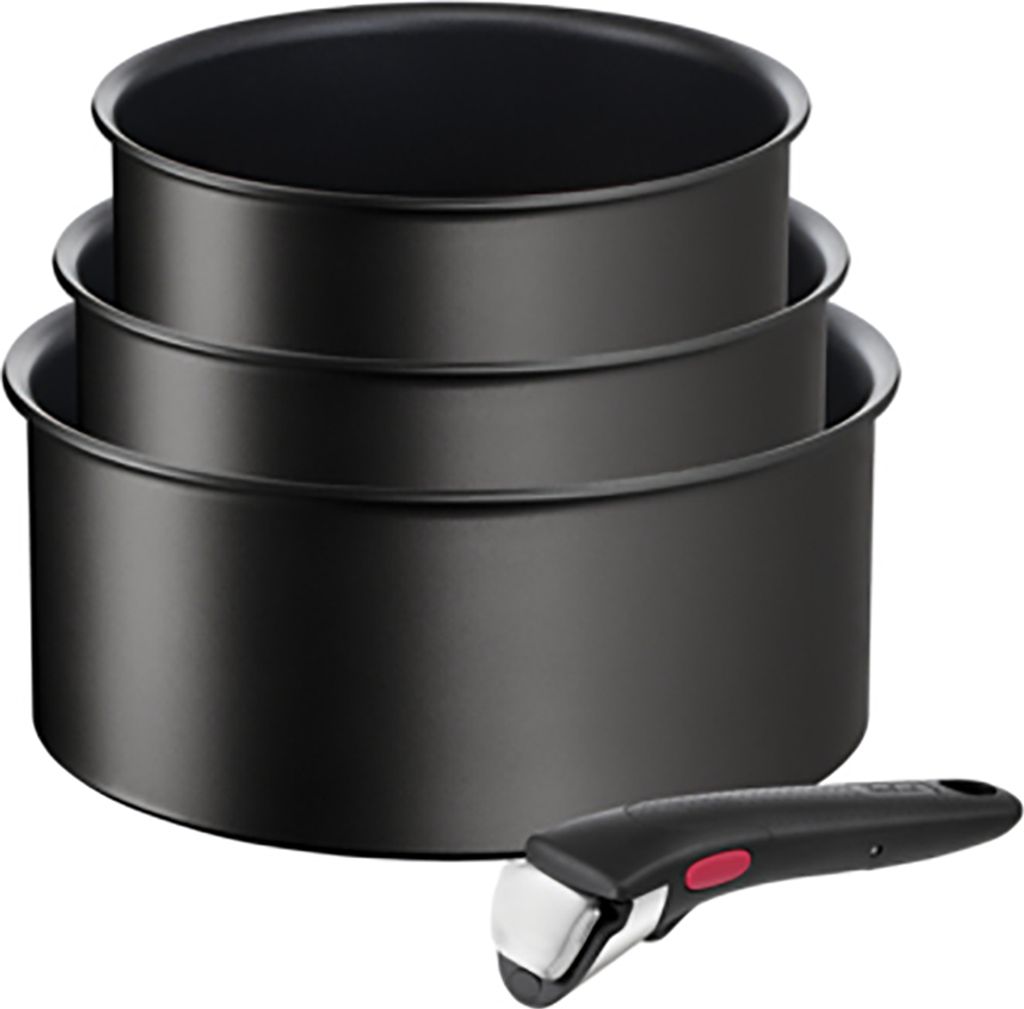 Tefal Ingenio Unlimited L7639343, Kochset, Schwarz, Aluminium, Titan, Schwarz, Abnehmbar
