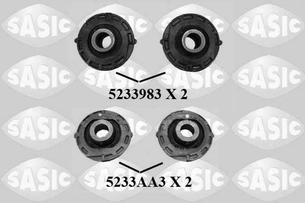 Kit bras de suspension Sasic 7960004 robuste pour châssis Citroën C2