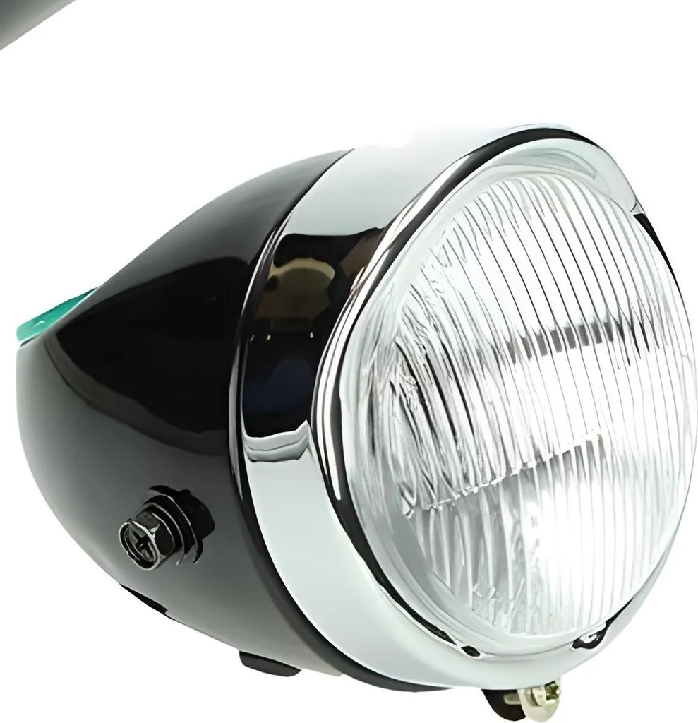 Phare de remplacement Puch Maxi pour restauration mobylette noire - 5