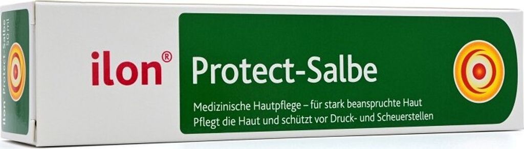 A product box for Ilon Protect-Salbe.