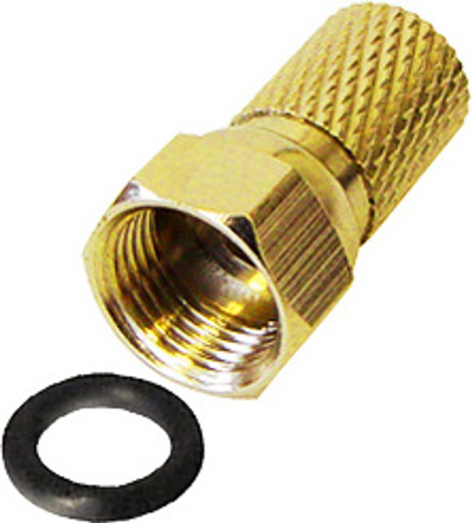Transmedia Twist-On F-Stecker; Steckerlänge 18 mm,  Twist Produktbild 