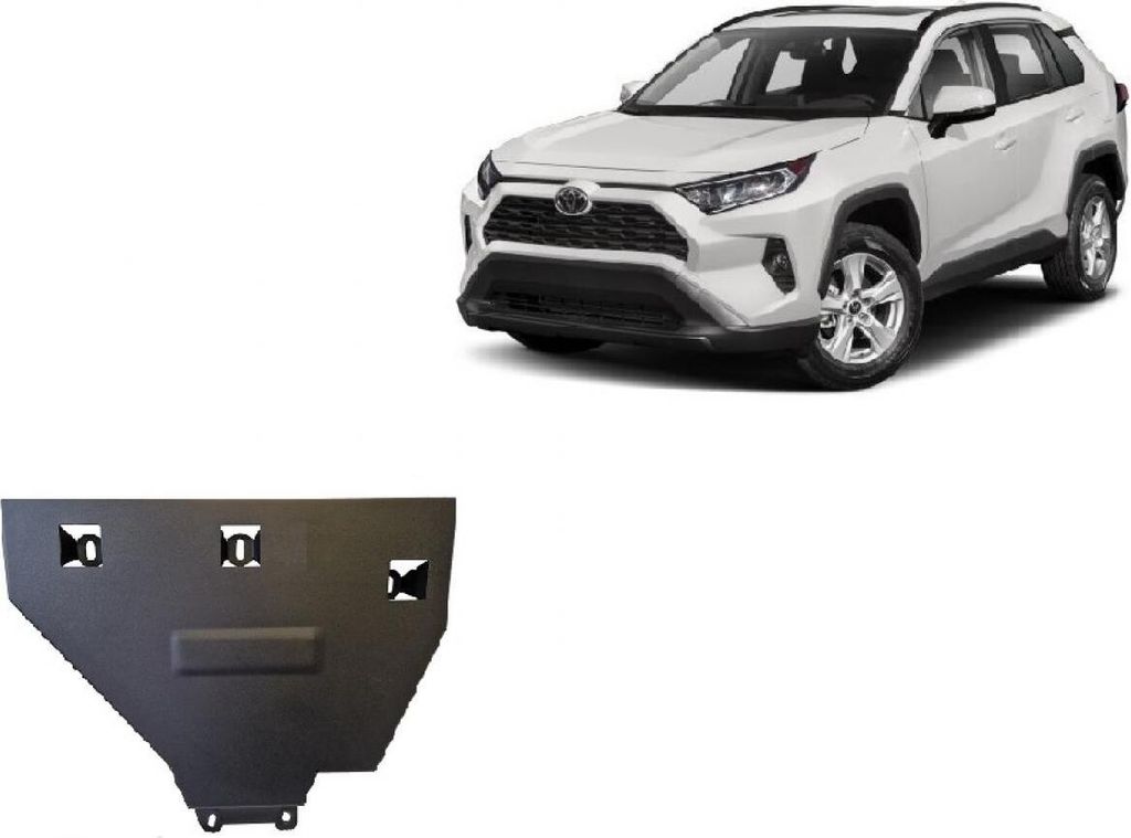Stahl Unterfahrschutz für hinterer Differenzial Toyota Rav4 Hybrid