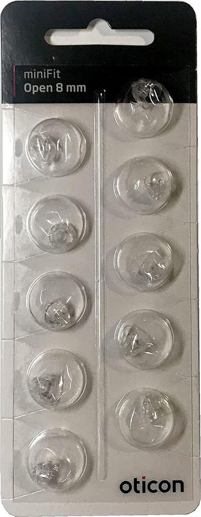 Original Oticon / Bernafon MiniFit Open Dome 8mm Produktbild 