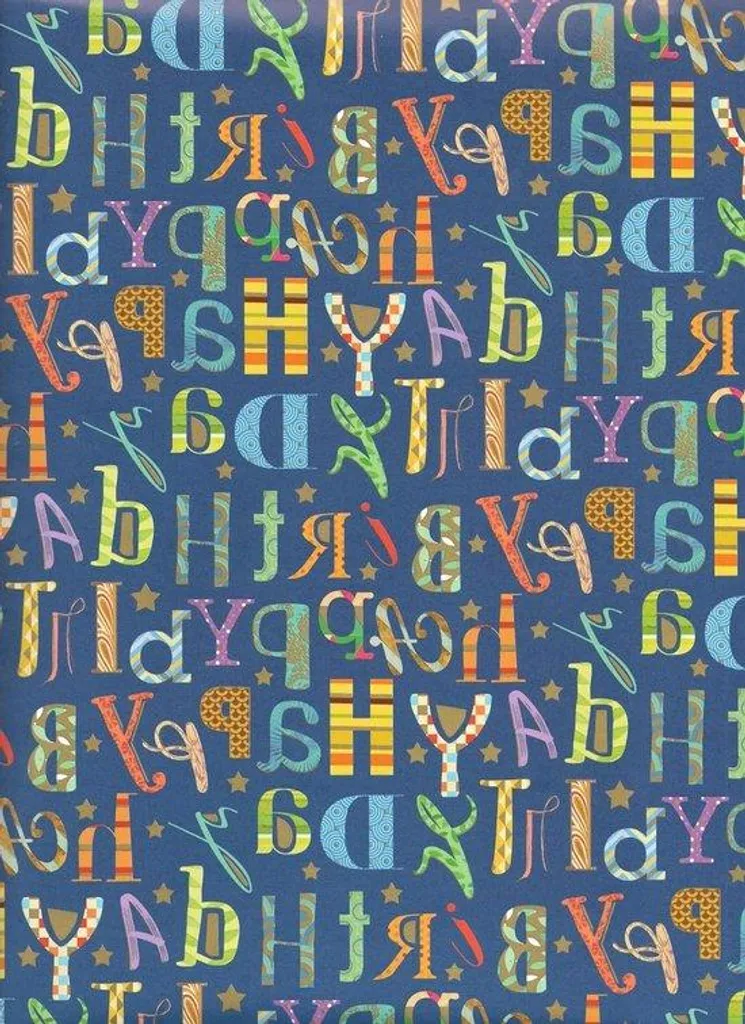 Papier cadeau géant 90x65 cm, lot de 3 feuilles au grammage supérieur