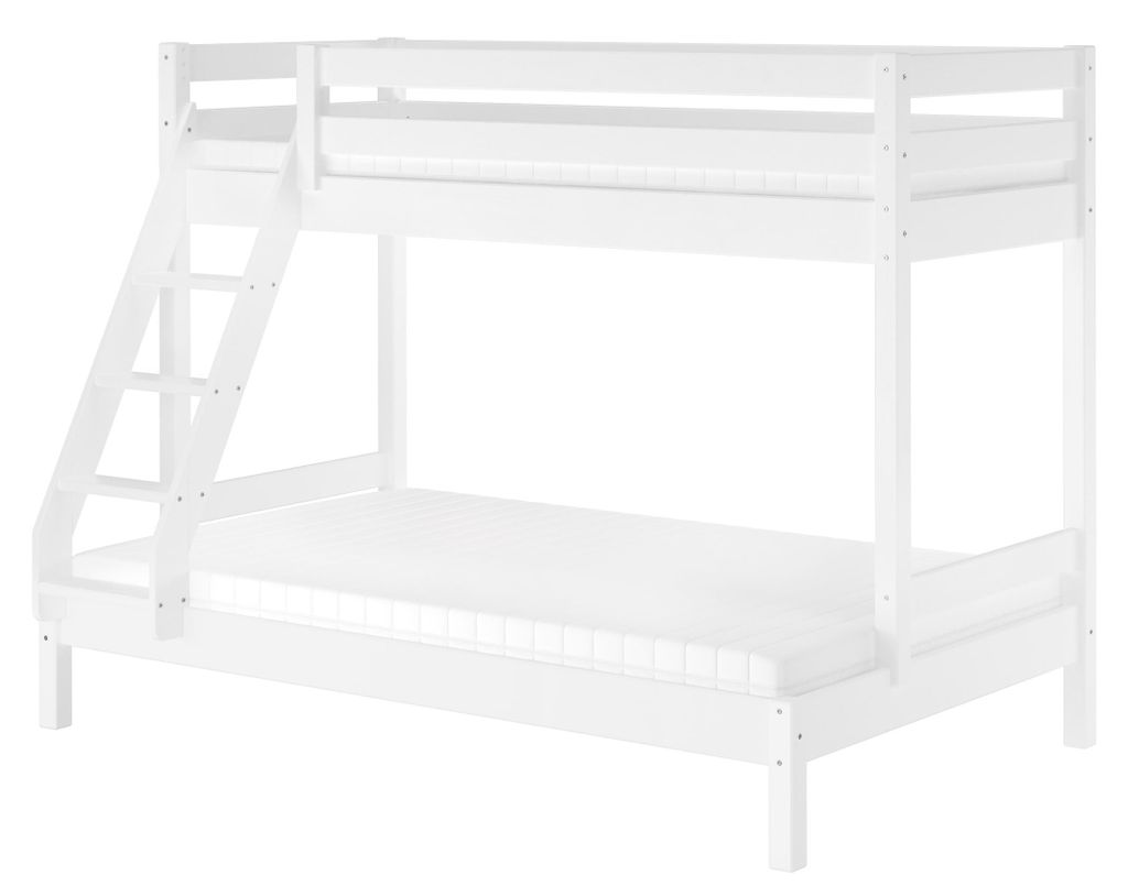 Doppel-Etagenbett 120x200 und 80x200 Erwachsenen-Stockbett Produktbild 