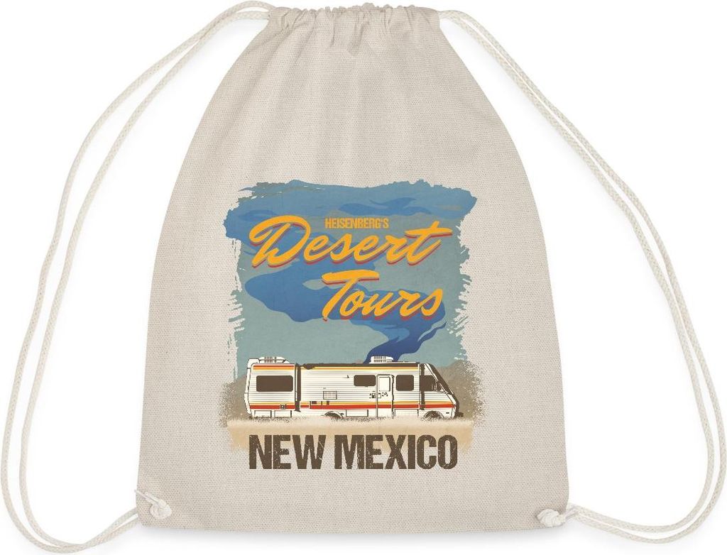 Spreadshirt Breaking Bad Desert Tours New Mexico Turnbeutel, One size, Natur