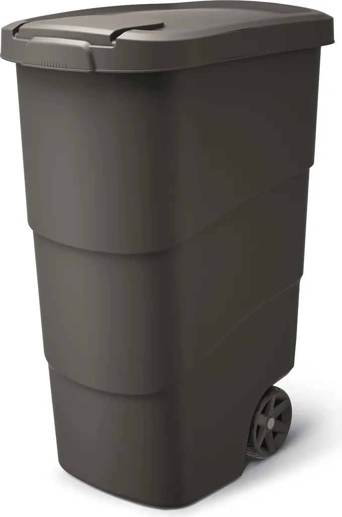 Prosperplast Wheeler Poubelle universelle à roulettes de 90 litres - Noir