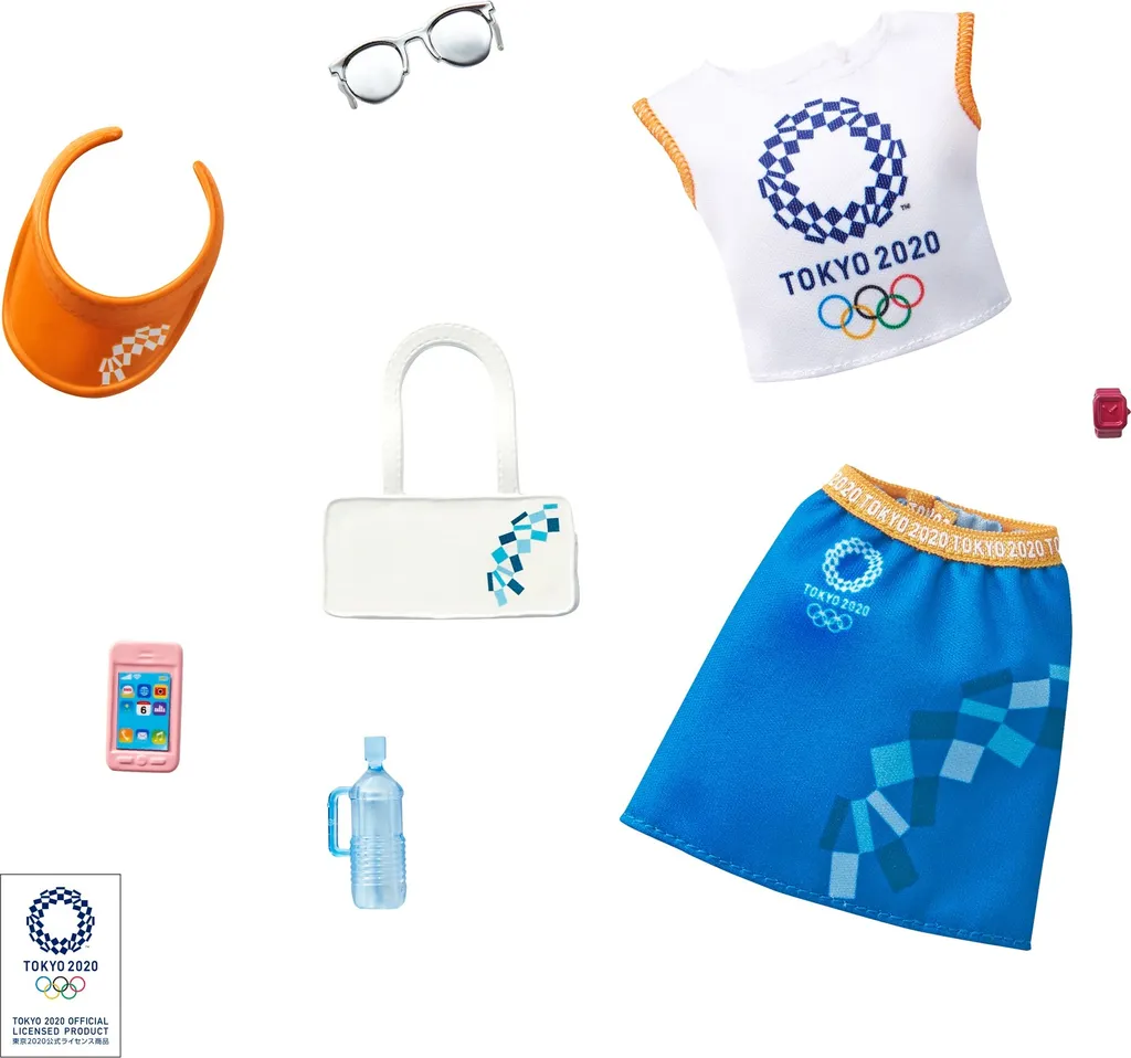Habillage Barbie JO Tokyo 2020 Tenue de Collection et Look Sportif Été