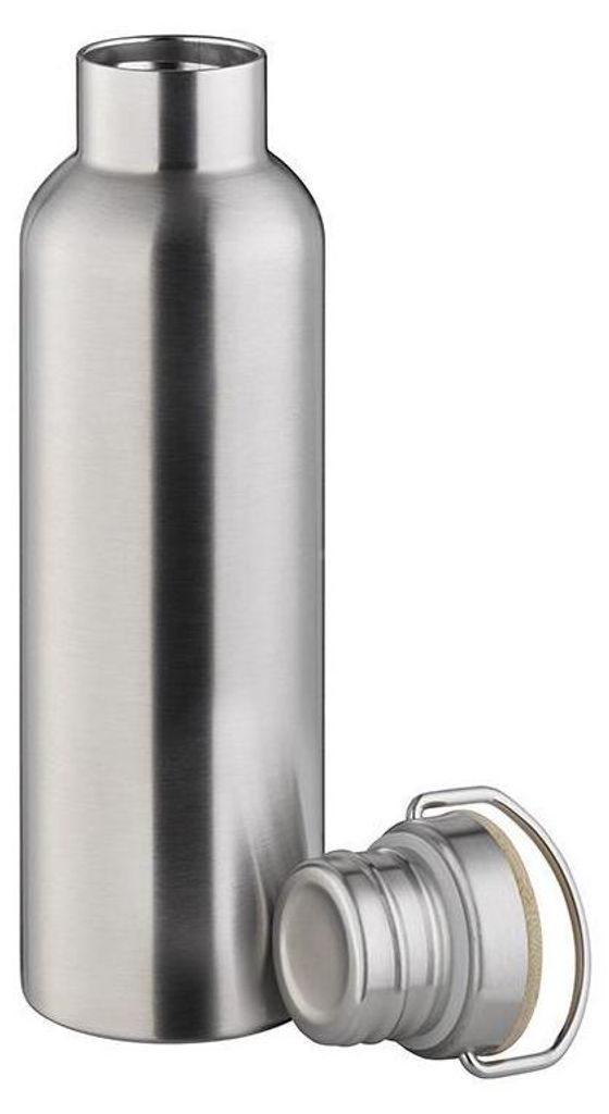 APS 66906 Trinkflasche H2O YEAH!, Edelstahl mattiert, 0,75 Produktbild 